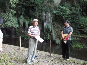 東川隆太郎さんと新城の町歩き-1