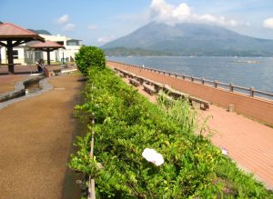 道の駅たるみず　湯っ足り館-ウッドデッキ