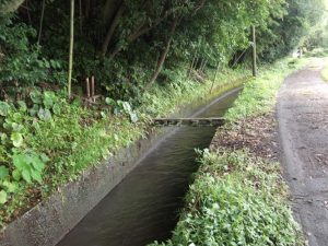 今から330年前に作られたよめじょ川用水路