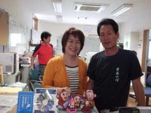 猿ヶ城、夏の花、寺田さんと中木さん