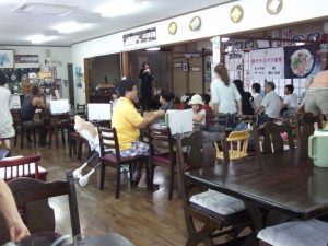 知らずにラーメンを食べに来たお客さん