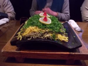 瓦そばを食べました。初体験です。