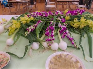 新玉葱が・・・花に・・