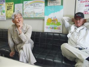 おたけどん館長、鶴田さんと松元さん