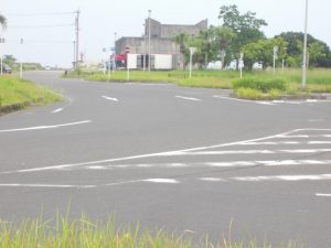 ここに写っているだけで５本の道路が・・・