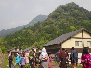 森の駅猿ヶ城で着物体験