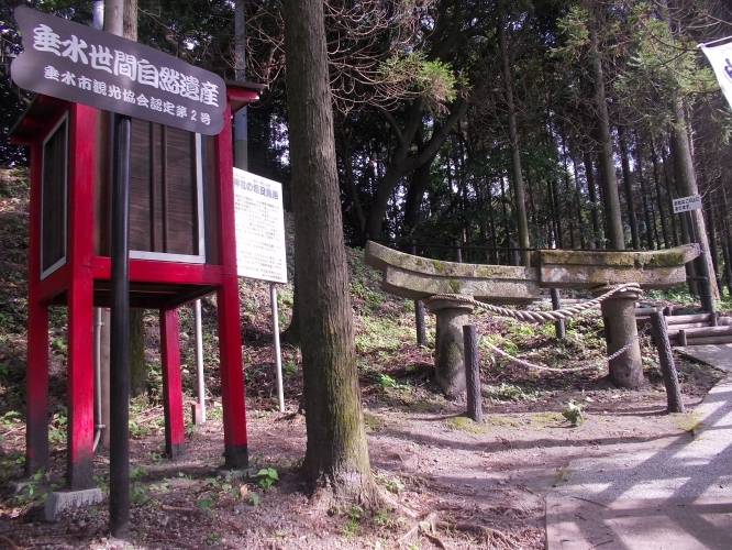 牛根埋没鳥居