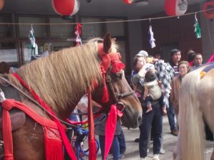 本物のお馬さんも数匹登場