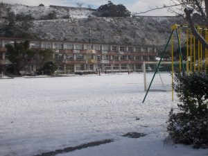 垂水小学校と城山