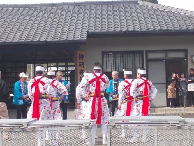 大浦町ほうそう踊りを観に行きました-1